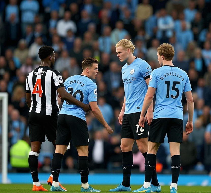 曼城队在欧国联比赛中力压对手，晋级四强